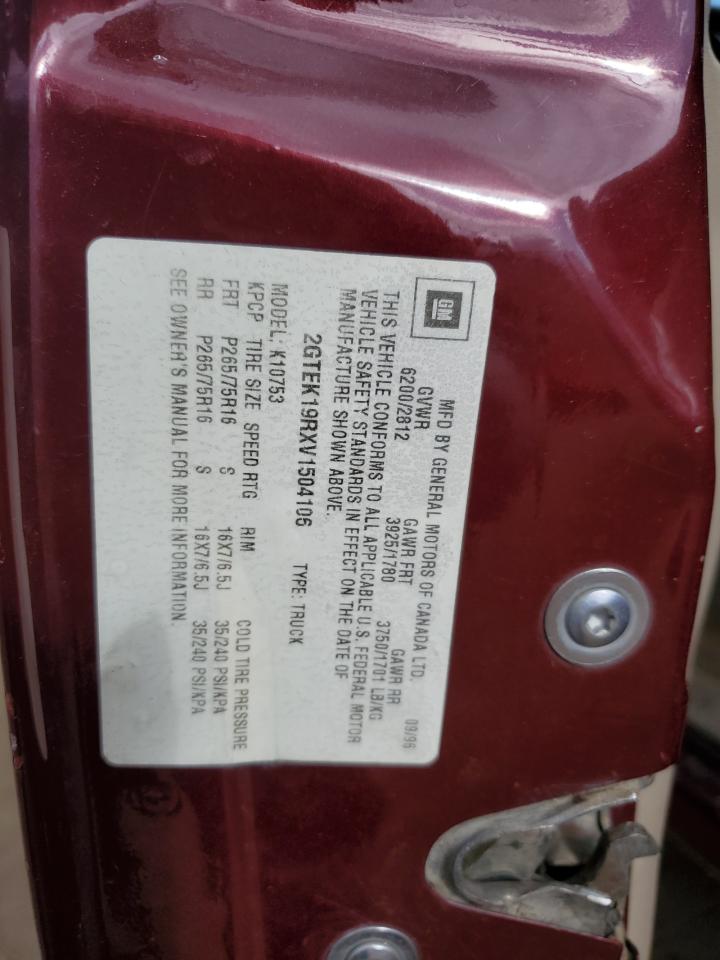 2GTEK19RXV1504106 1997 GMC Sierra K1500