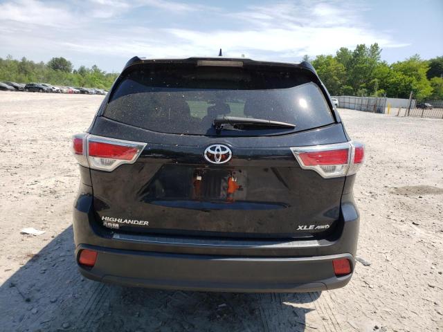 2016 Toyota Highlander Xle VIN: 5TDJKRFH9GS281870 Lot: 57818924