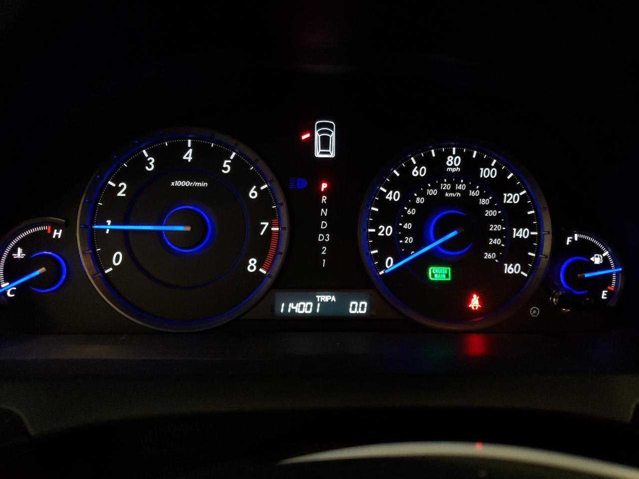 5J6TF2H50CL002805 2012 Honda Crosstour Exl