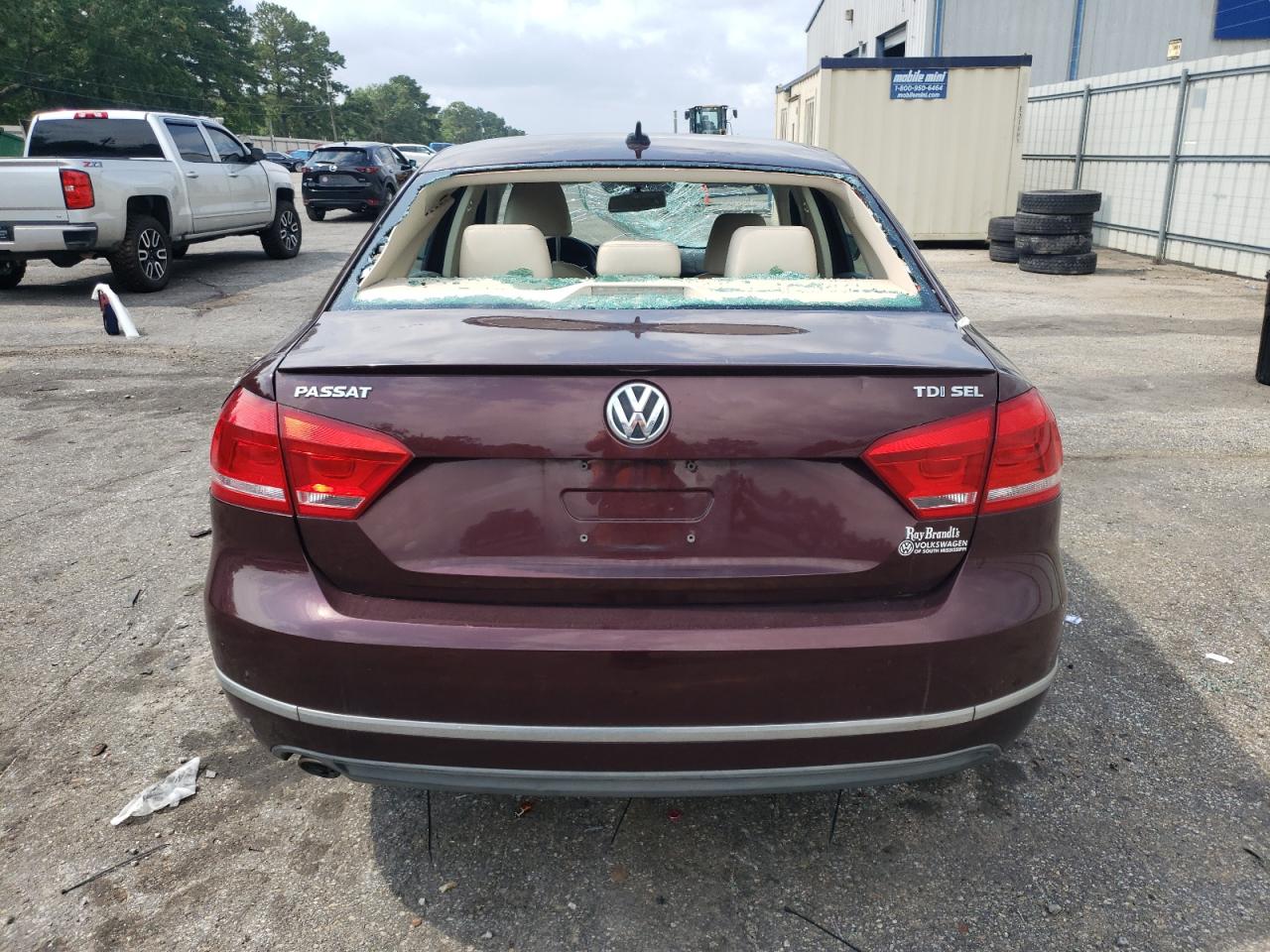 2013 Volkswagen Passat Sel vin: 1VWCN7A35DC149800