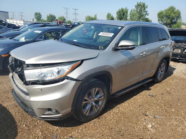 VIN 5TDJKRFH6FS075050 2015 Toyota Highlander, Xle no.1