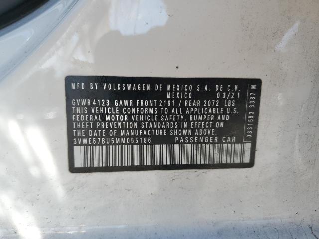 2021 Volkswagen Jetta Sel VIN: 3VWE57BU5MM055186 Lot: 59270944