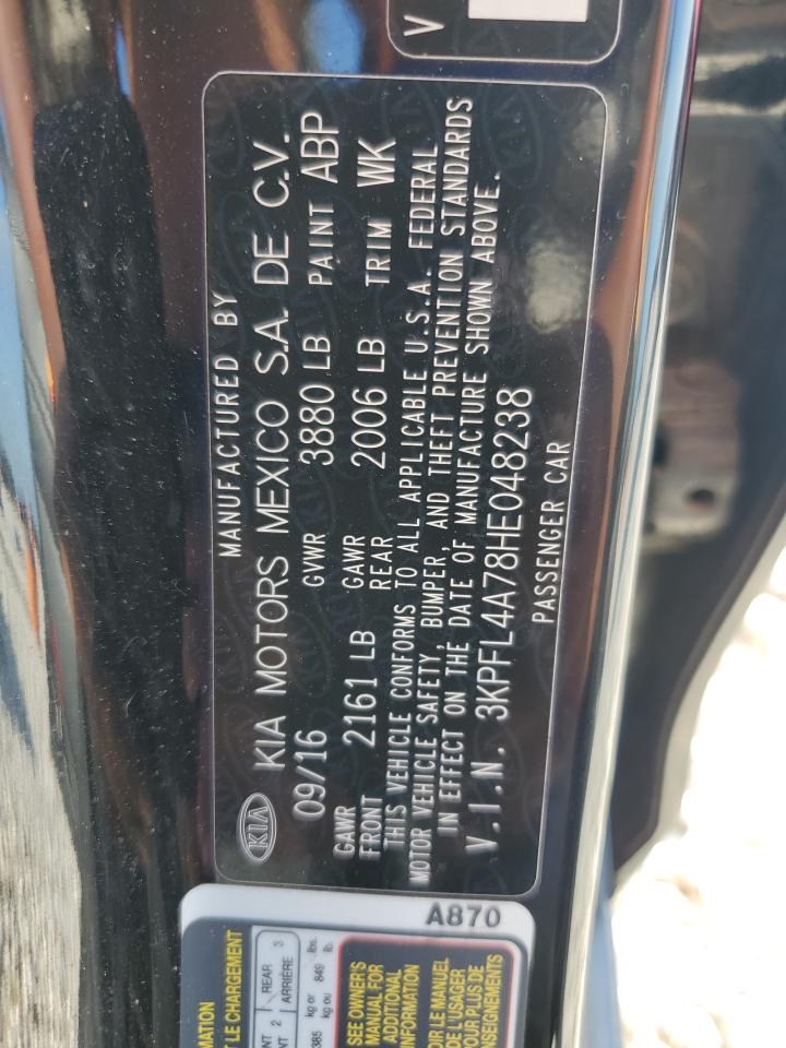 3KPFL4A78HE048238 2017 Kia Forte Lx