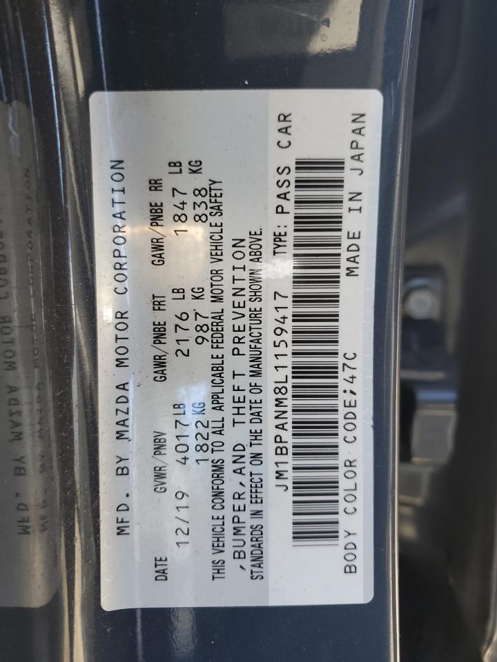 JM1BPANM8L1159417 2020 Mazda 3 Premium