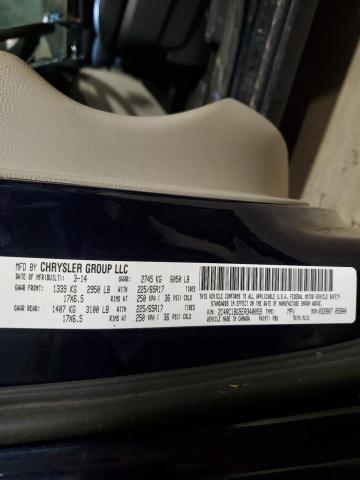 2014 Chrysler Town & Country Touring VIN: 2C4RC1BG5ER340059 Lot: 57711524