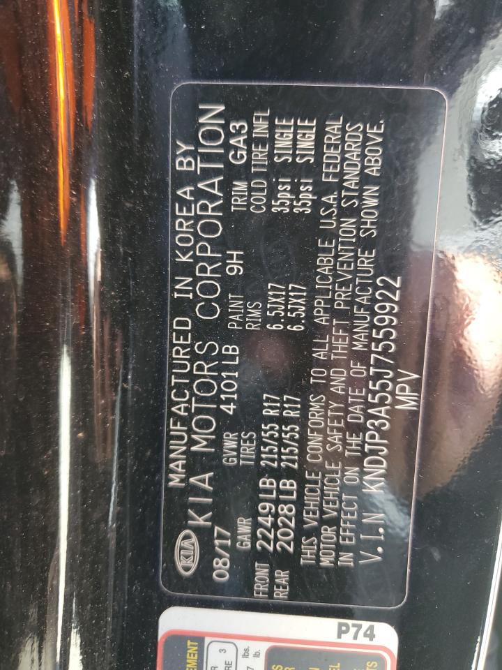 KNDJP3A55J7559922 2018 Kia Soul +