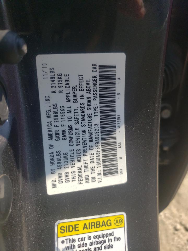 19UUA8F56BA005203 2011 Acura Tl