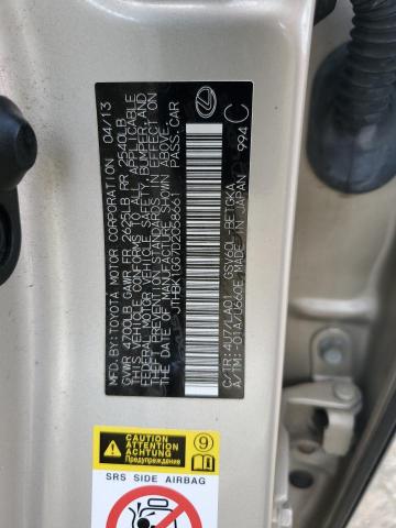 2013 Lexus Es 350 VIN: JTHBK1GG7D2058661 Lot: 56850034