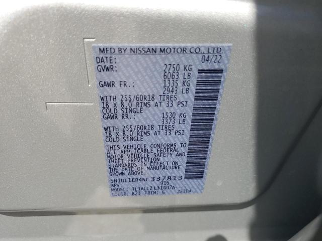 2022 INFINITI QX60 PURE 5N1DL1ER4NC337813