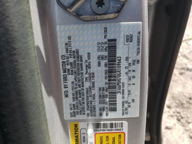 3FA6P0H70GR109663 2016 FORD FUSION - Image 12