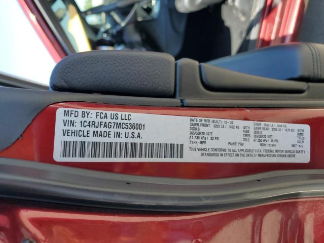 2021 Jeep Grand Cherokee Laredo VIN: 1C4RJFAG7MC536001 Lot: 58679354