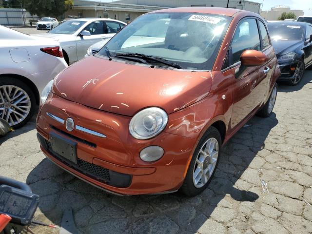 FIAT 500 POP 2013 orange  gas 3C3CFFAR1DT545987 photo #1