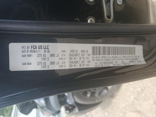 2019 Jeep Cherokee Trailhawk VIN: 1C4PJMBN8KD289491 Lot: 59565124