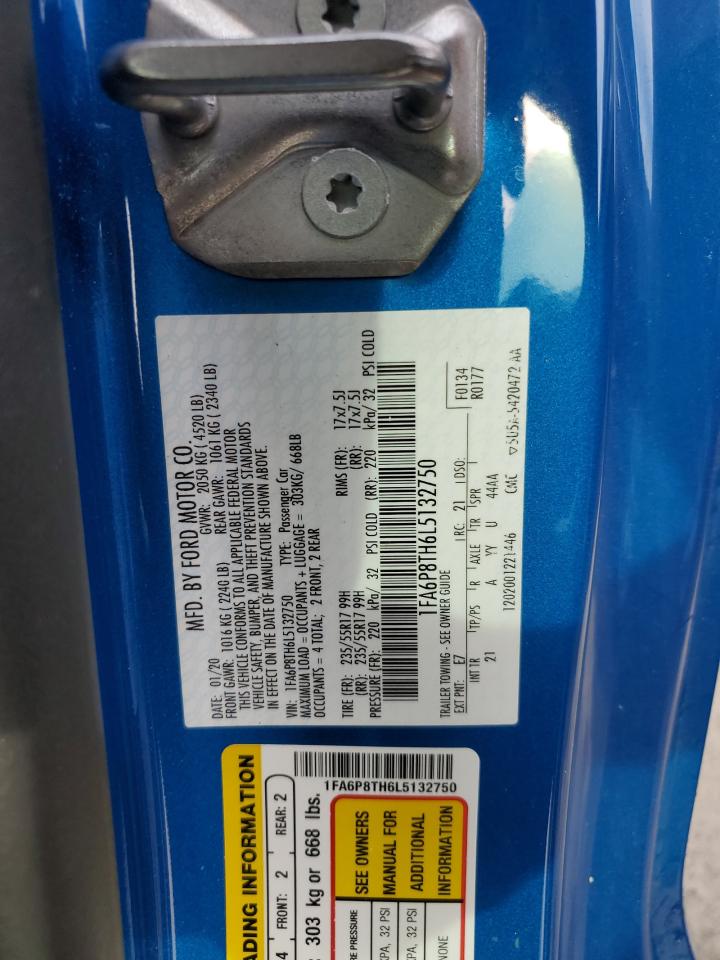 1FA6P8TH6L5132750 2020 Ford Mustang