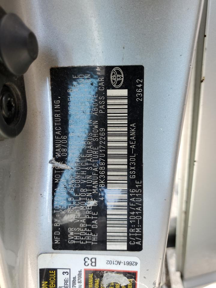 4T1BK36B87U172269 2007 Toyota Avalon Xl