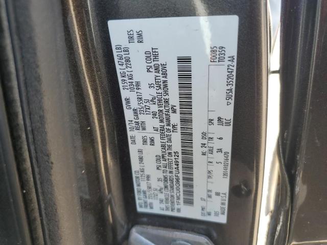 2015 Ford Escape Se VIN: 1FMCU0G96FUA49125 Lot: 57070354