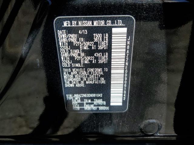 2013 Infiniti Qx56 VIN: JN8AZ2NE0D9061042 Lot: 56931444