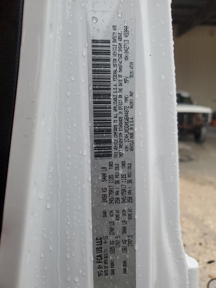 1C4HJXDGXKW644072 2019 Jeep Wrangler Unlimited Sport