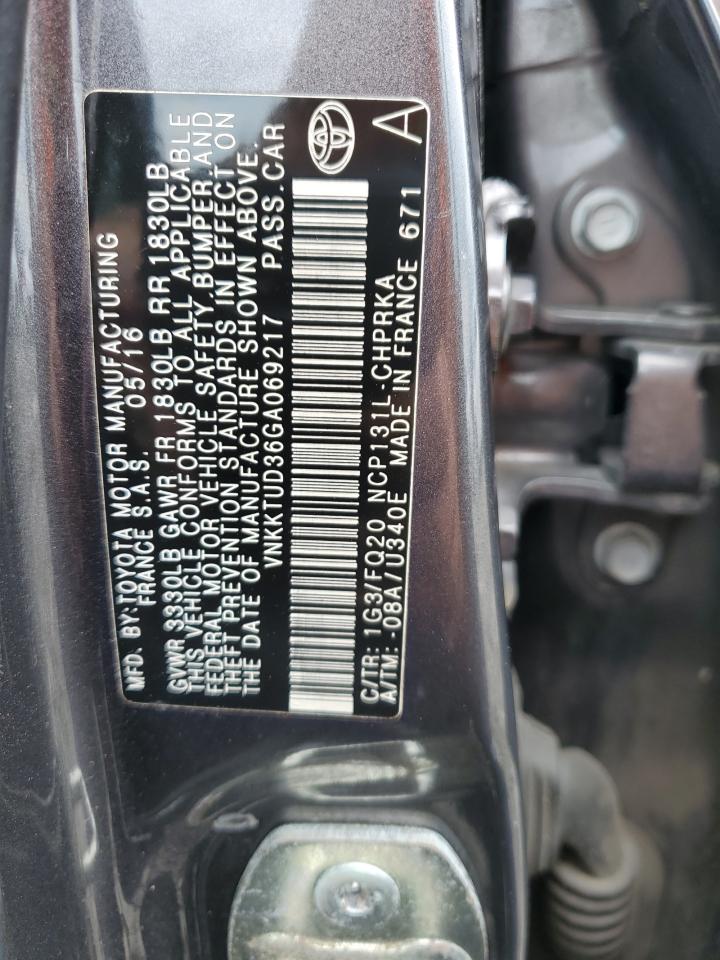 VNKKTUD36GA069217 2016 Toyota Yaris L