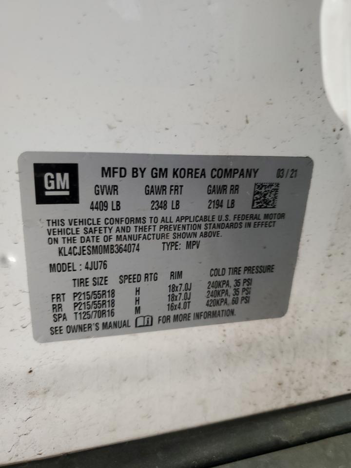 KL4CJESM0MB364074 2021 Buick Encore Preferred