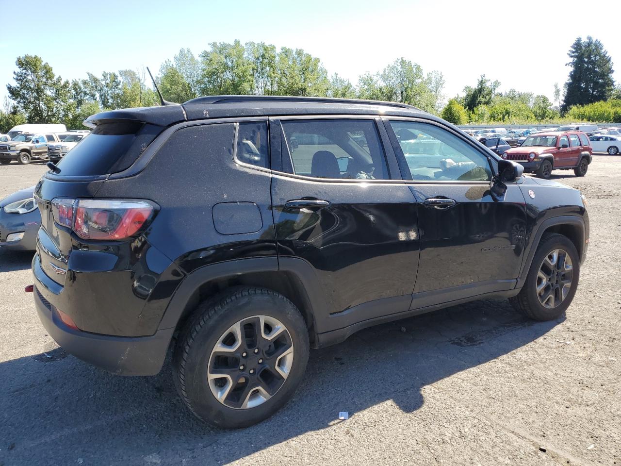 JEEP COMPASS TR 2018 black  gas 3C4NJDDB9JT441989 photo #4