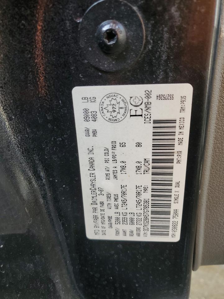 3D7KS28A57G785381 2007 Dodge Ram 2500 St