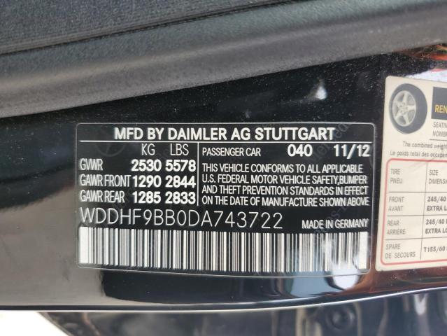 VIN WDDHF9BB0DA743722 2013 Mercedes-Benz E-Class, 5... no.12