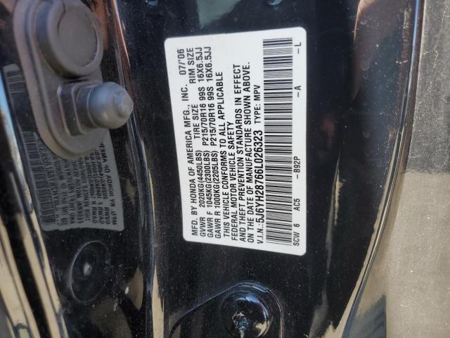 2006 Honda Element Ex VIN: 5J6YH28766L026323 Lot: 58311894