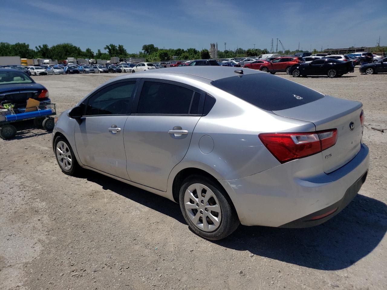 2013 Kia Rio Lx vin: KNADM4A37D6256948