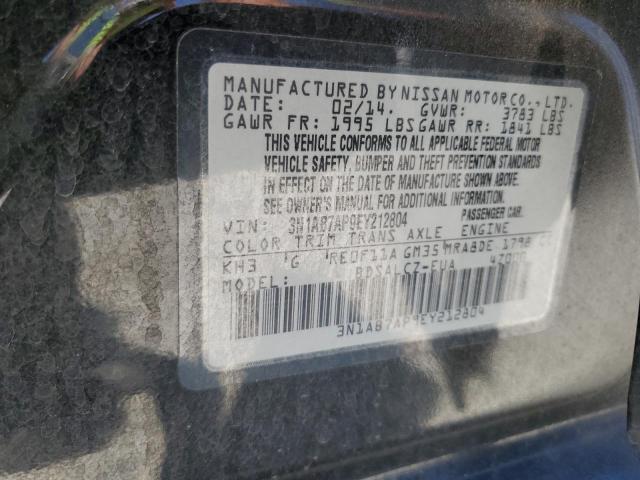 2014 Nissan Sentra S VIN: 3N1AB7AP9EY212804 Lot: 60562994
