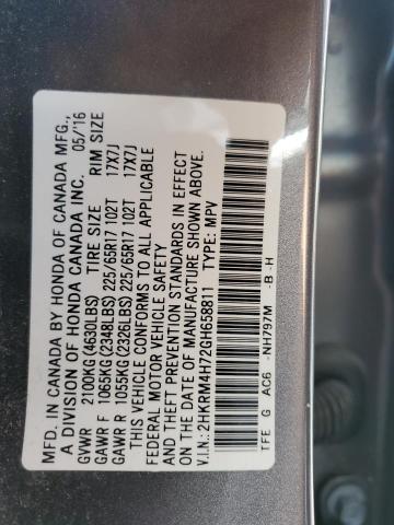 HKRM4H72GH658811 2016 Honda Cr-V