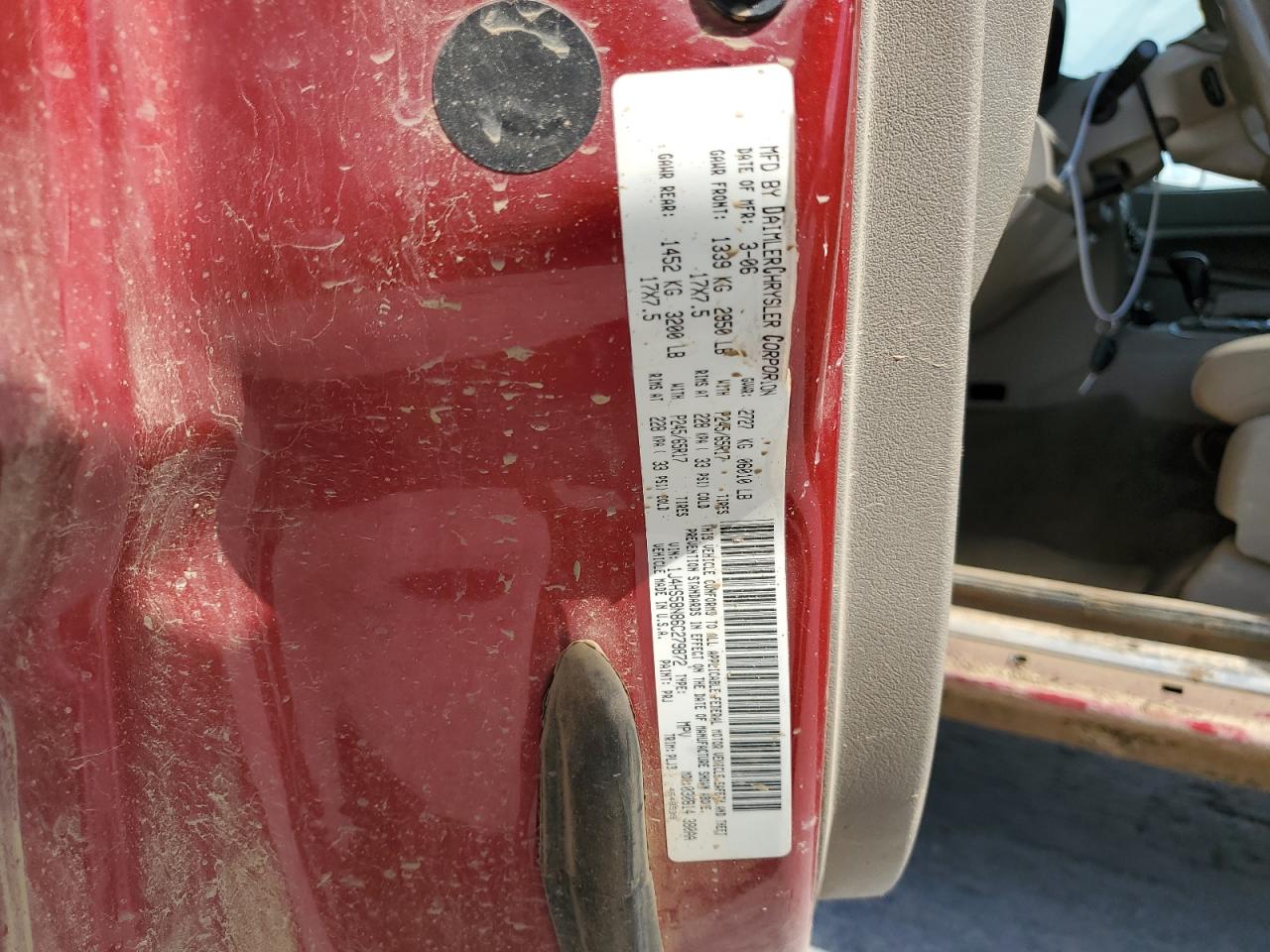 1J4HS58N86C279872 2006 Jeep Grand Cherokee Limited