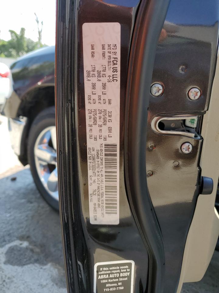 1C6RR7GT3GS314771 2016 Ram 1500 Slt