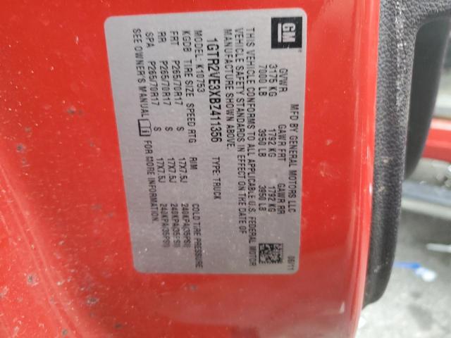 2011 GMC Sierra K1500 Sle VIN: 1GTR2VE3XBZ411356 Lot: 58330334