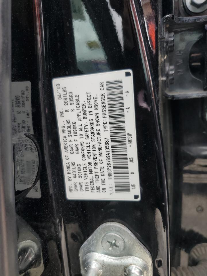 1HGCP26769A135887 2009 Honda Accord Ex