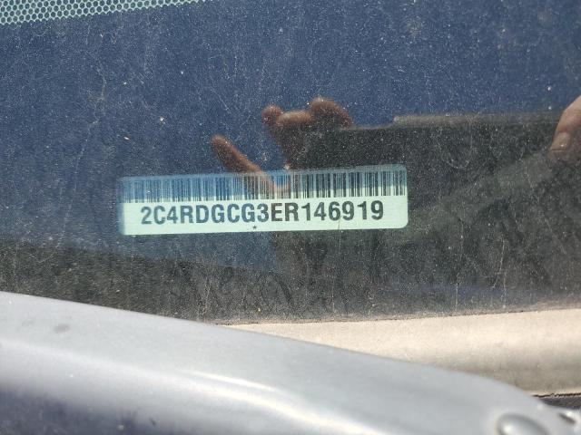 2014 Dodge Grand Caravan Sxt VIN: 2C4RDGCG3ER146919 Lot: 58101354