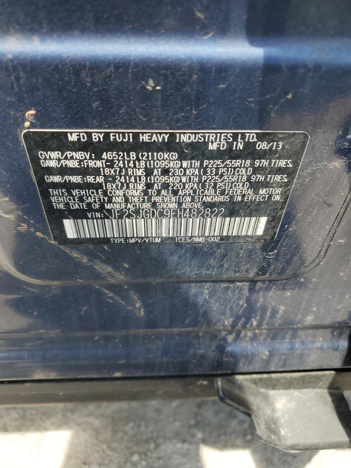 JF2SJGDC9EH482822 2014 Subaru Forester 2.0Xt Premium