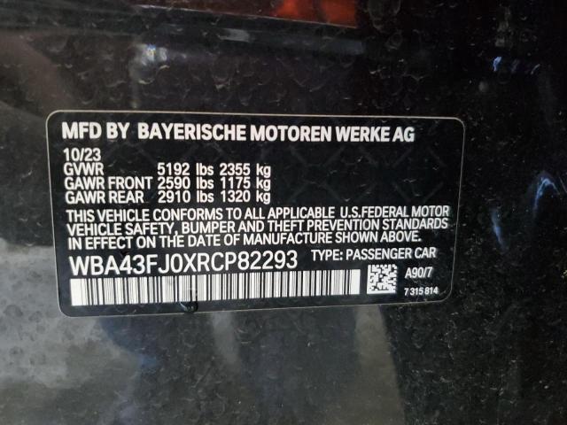 VIN WBA43FJ0XRCP82293 2024 BMW 5 Series, 530 I no.12