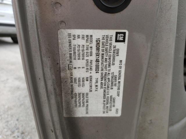 2004 Chevrolet Astro VIN: 1GNDM19X14B100024 Lot: 57765894