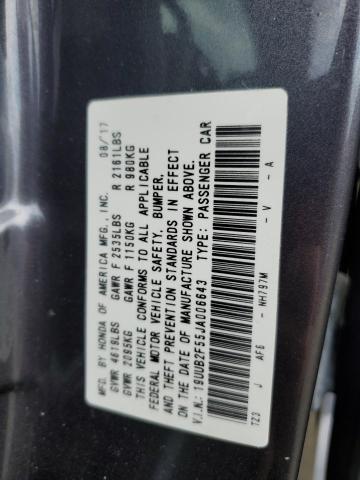 2018 Acura Tlx Tech VIN: 19UUB2F55JA006643 Lot: 58733064