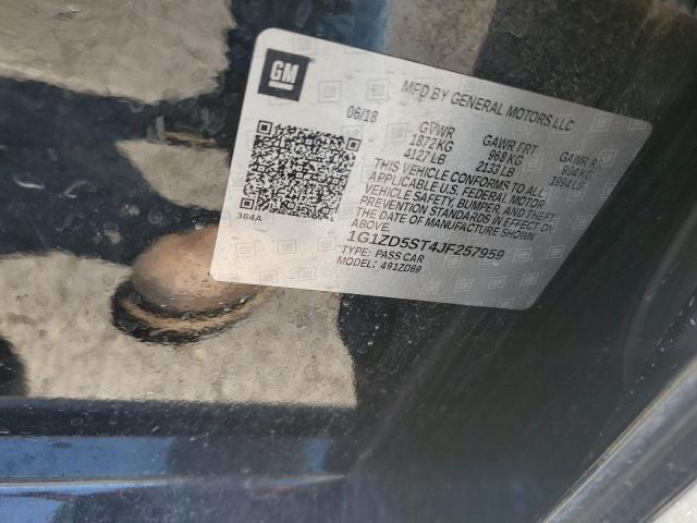 2018 CHEVROLET MALIBU LT - 1G1ZD5ST4JF257959