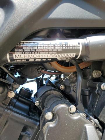 2011 HONDA CBR250 R MLHMC4111B5002303