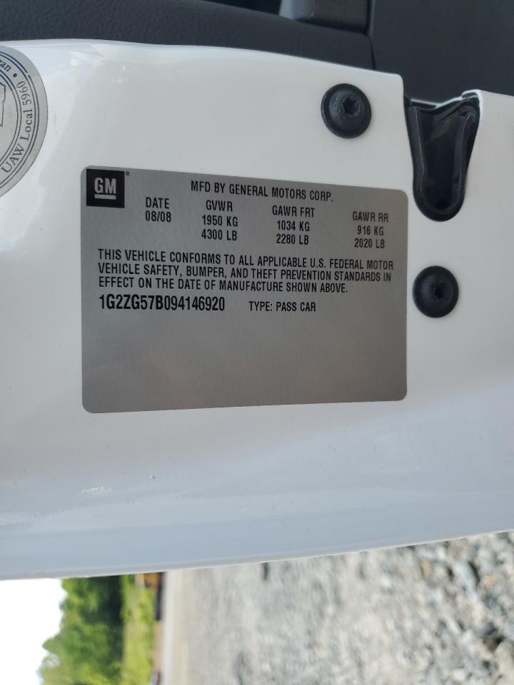 1G2ZG57B094146920 2009 Pontiac G6