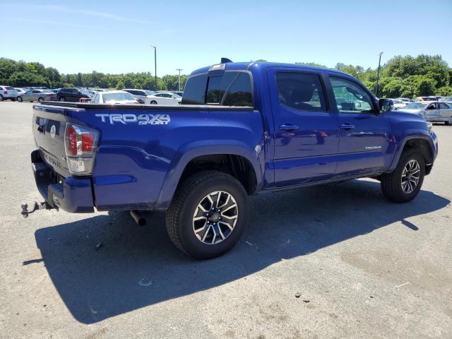 TOYOTA TACOMA DOU 2023 blue  gas 3TMCZ5AN8PM644444 photo #4