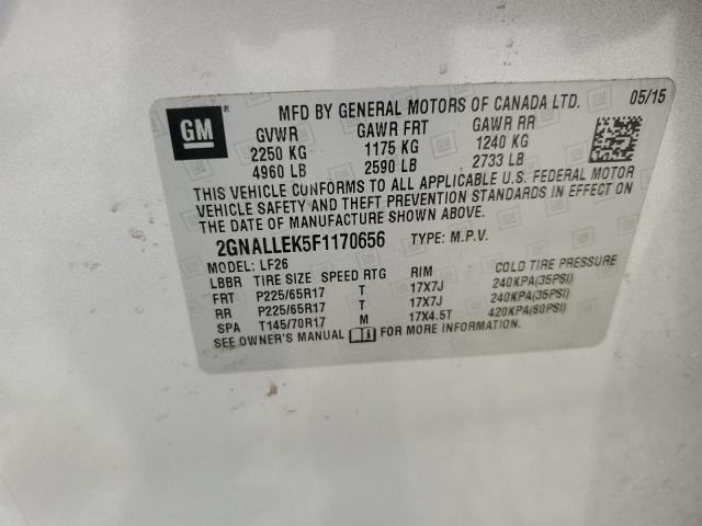 2015 CHEVROLET EQUINOX L - 2GNALLEK5F1170656