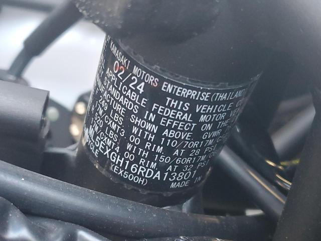 2024 KAWASAKI EX500 H - ML5EXGH16RDA13801