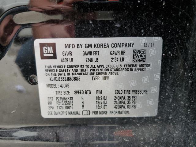 2018 Buick Encore Preferred VIN: KL4CJESB2JB608852 Lot: 59107704