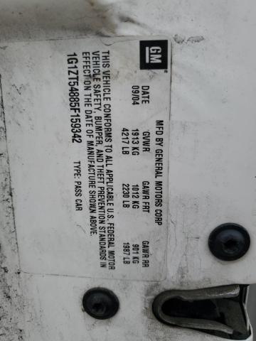 2005 Chevrolet Malibu Ls VIN: 1G1ZT54885F159342 Lot: 58673134