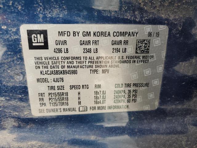 2019 Buick Encore Preferred VIN: KL4CJASB5KB945980 Lot: 59052684