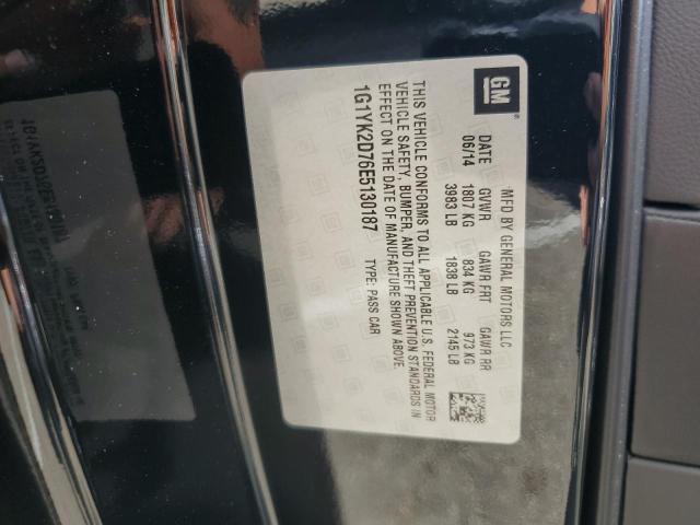 2014 Chevrolet Corvette Stingray Z51 2Lt VIN: 1G1YK2D76E5130187 Lot: 57146704